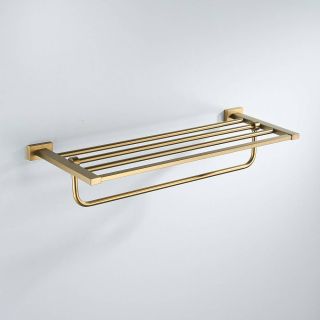 Полка для полотенец Shevanik SG5608G золотой сатин